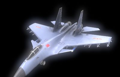 歼-15飞鲨战斗机,舰载机OBJ模型