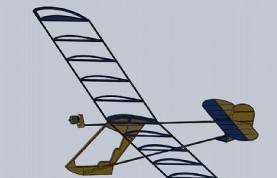 小型滑翔机step模型