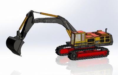 挖掘机solidworks模型