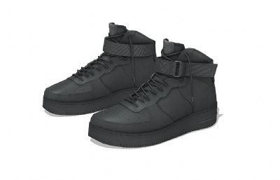 运动鞋,黑色高帮鞋,板鞋0