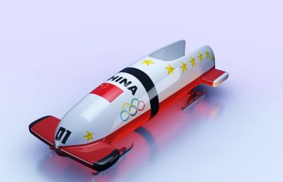 奥运雪车max模型