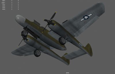 P-61战斗机,黑寡妇飞机,二战轰炸机
