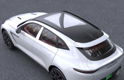 阿斯顿马丁DBX华汽车3dmax模型