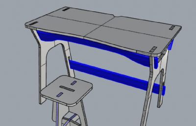 简易办公桌+凳子
