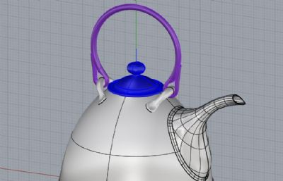 工夫茶茶壶rhino模型