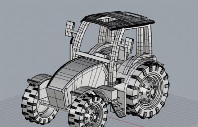 拖拉机3dm模型