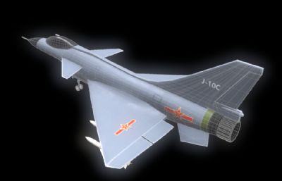 歼-10C战斗机（中）