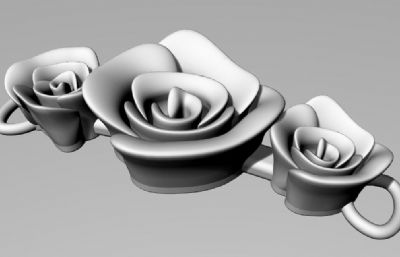 玫瑰手镯rhino模型