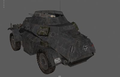 SdKfz222型装甲车,二战德国轮式装甲车