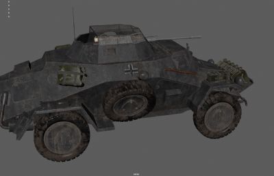 SdKfz222型装甲车,二战德国轮式装甲车