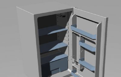 家用小冰箱rhino模型