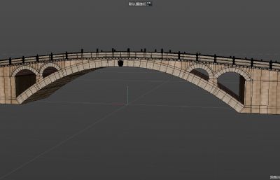 赵州桥写实FBX模型