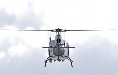 欧洲直升机AS350,包含2套涂装
