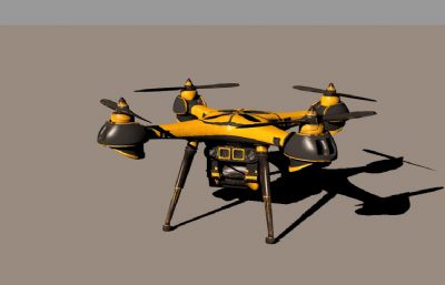 无人机,飞机FBX模型
