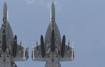 美国空军F18F绿色大黄蜂超音速战机,4套涂装