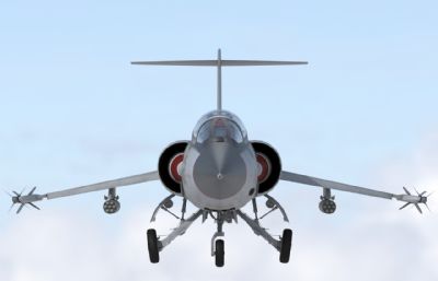 超音速F104战斗机,4套涂装