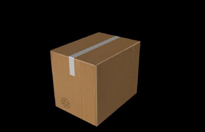 纸箱FBX模型