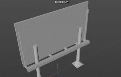 广告牌FBX模型
