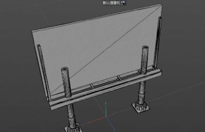 广告牌FBX模型