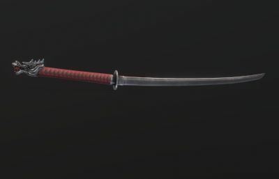 龙头武士刀,日本东洋刀,太刀