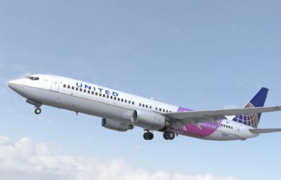 波音737-900er客机3dmax模型