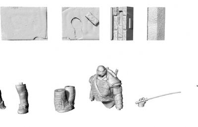 忍者神龟+美少女战士STL打印模型