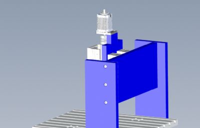 solidworks数控三轴机床模型