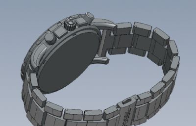 男士手表,机械表solidworks模型