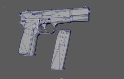 勃朗宁手枪,M1911手枪游戏低模