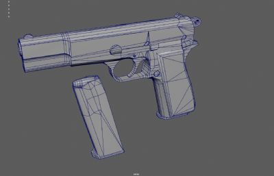 勃朗宁手枪,M1911手枪游戏低模