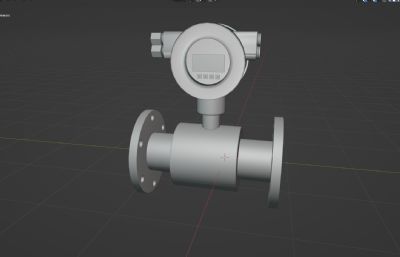 流量计blender模型
