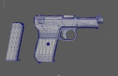 游戏里的手枪+弹夹塌陷文件