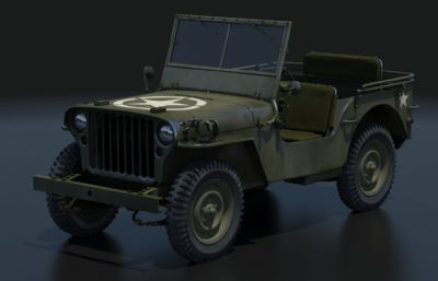 吉普车,二战战场汽车