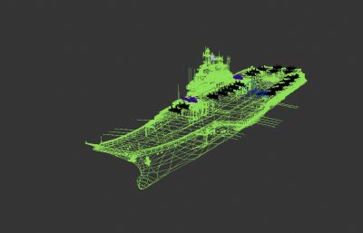 辽宁舰航母3dmax模型