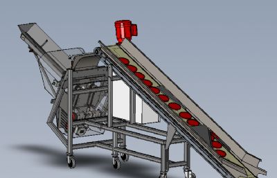 solidworks盖子堆垛机