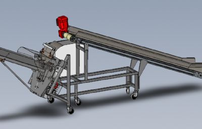 solidworks盖子堆垛机