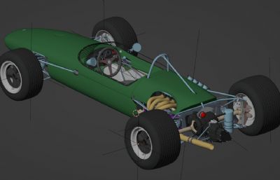 赛车blender,c4d,fbx模型