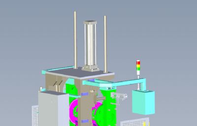 solidworks轮辋压力机