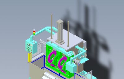 solidworks轮辋压力机