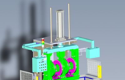 solidworks轮辋压力机