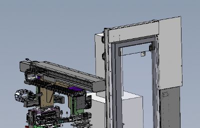 半导体PCB冲裁与上料机