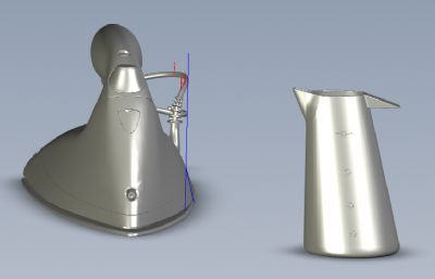 电熨斗+电热水壶stp模型