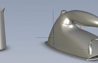 电熨斗+电热水壶stp模型