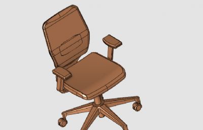 办公椅stp模型