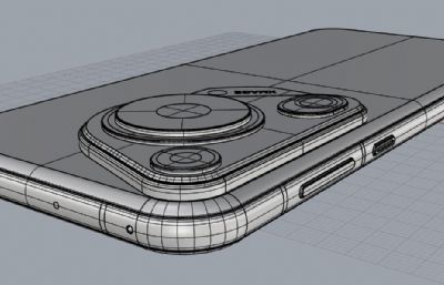 华为 Pura70 Ultra手机 rhino模型