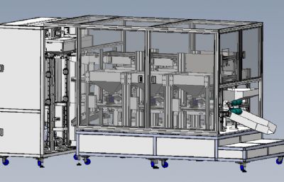 solidworks自动混料机