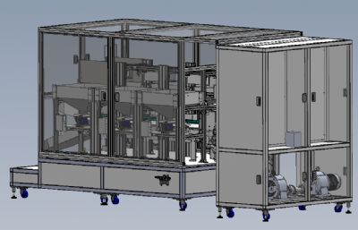 solidworks自动混料机