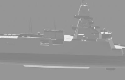 忠南级护卫舰（下水状态 精模）