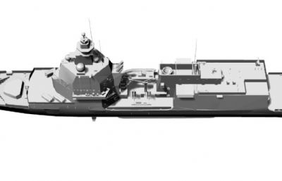 ppa级护卫舰（下水状态 精模）