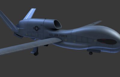 美国RQ-4“全球鹰”高空无人侦察机